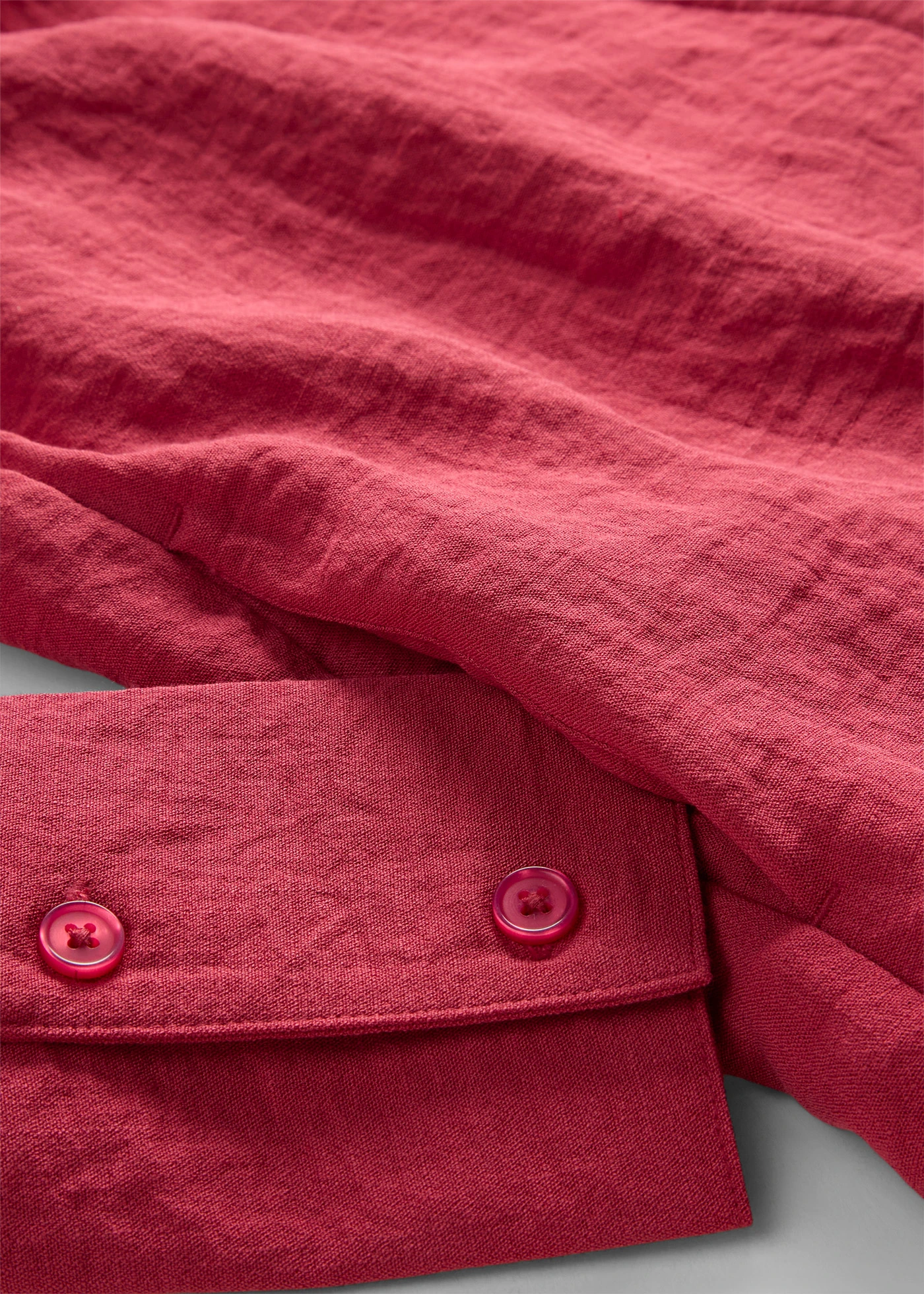 Lange blouse in een zachte viscosemix • kersenrood • bonprix online shop