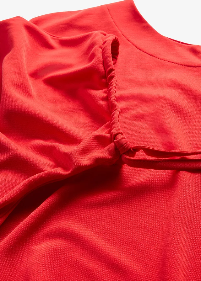 T-shirt ample en maille piquée robuste • fraise • product-page.page-title-suffix
