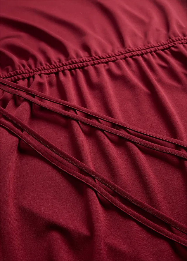 Robe douce en jersey piqué • rouge rubis • product-page.page-title-suffix