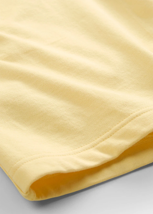 Bermuda sweat 100% coton • jaune pastel • product-page.page-title-suffix