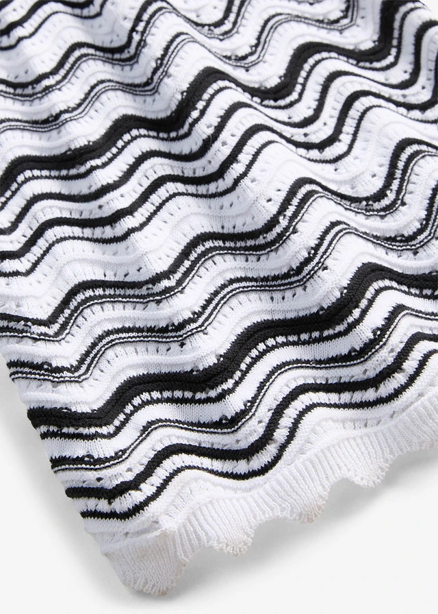 Pantalon en maille • écru/noir • product-page.page-title-suffix