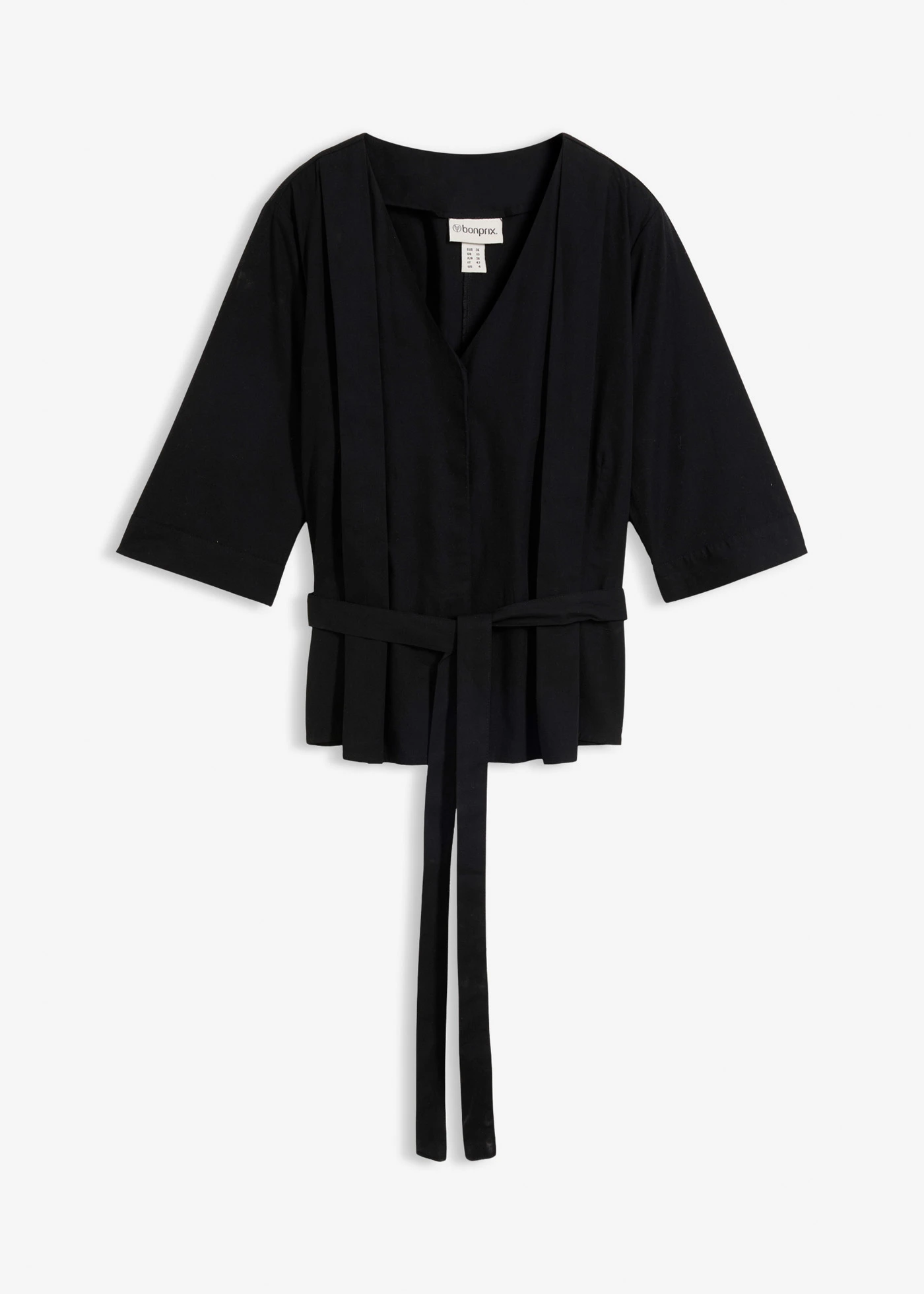 Blouse van katoen • zwart • bonprix online shop