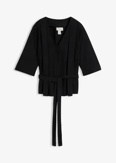 Chemisier 100% coton • noir • Boutique bonprix