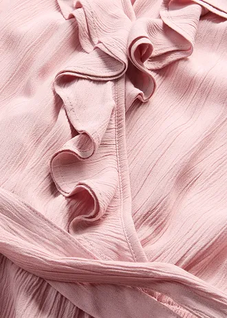 Combinaison en crépon texturé • rose cendré • Boutique bonprix