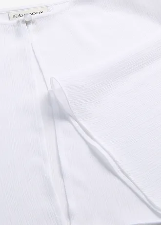 Boléro en mousseline • blanc • Boutique bonprix
