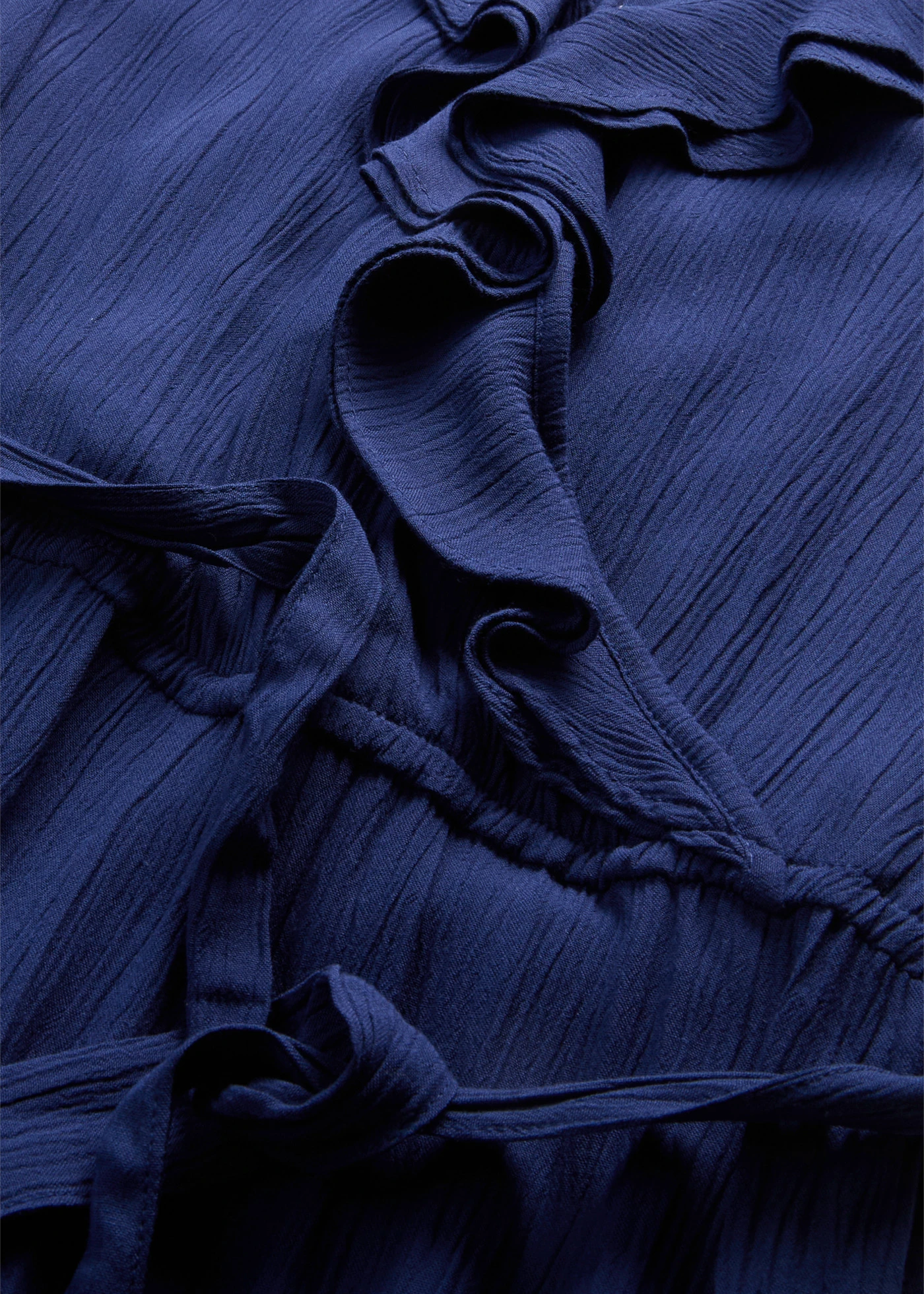 Combinaison en crépon texturé • bleu nuit • Boutique bonprix