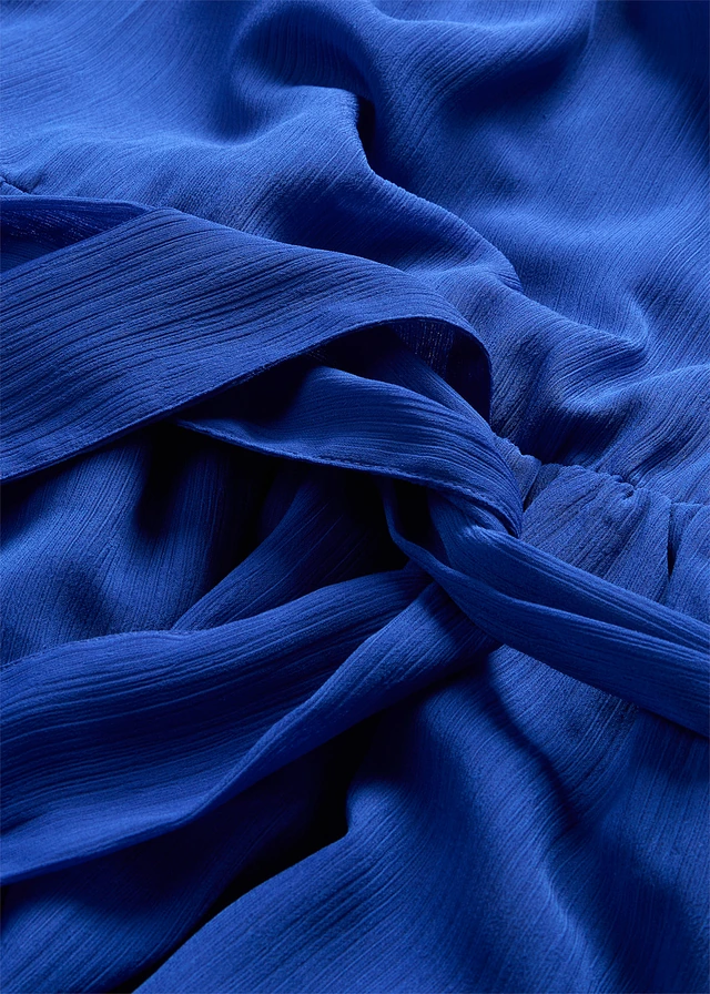 Midi jurk, Kleur: kobaltblauw