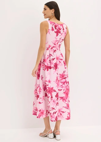 Robe longue • rose-fuchsia floral • Boutique bonprix