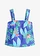 Haut de tankini, Couleur: bleu floral