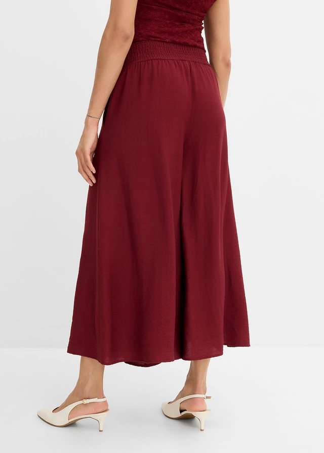 Jupe-culotte en viscose mélangée • rouge rubis • product-page.page-title-suffix