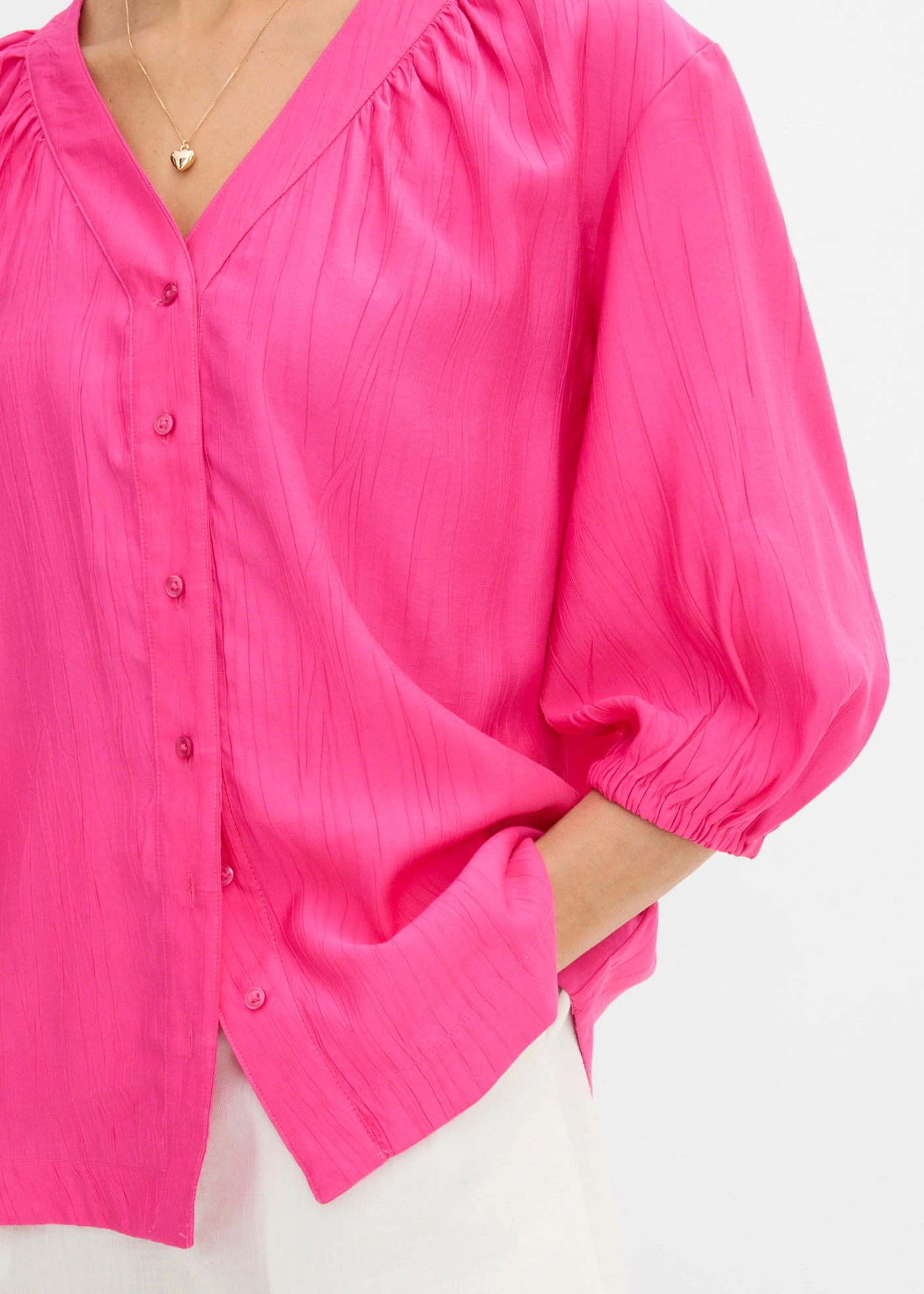 Oversized blouse in een zachte viscosemix • pinklady • bonprix online shop