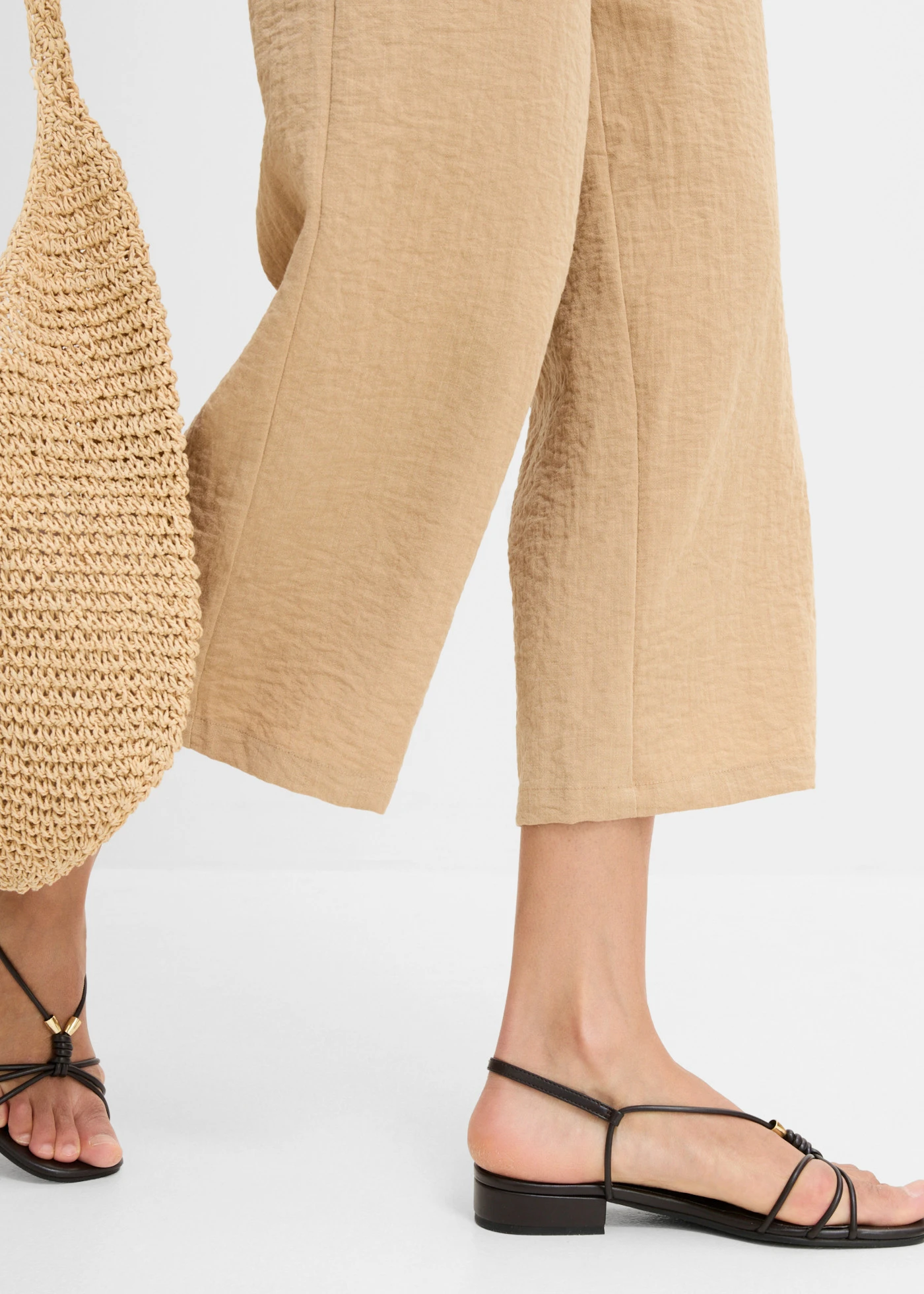 Culotte van een viscosemix • mat camel • bonprix online shop