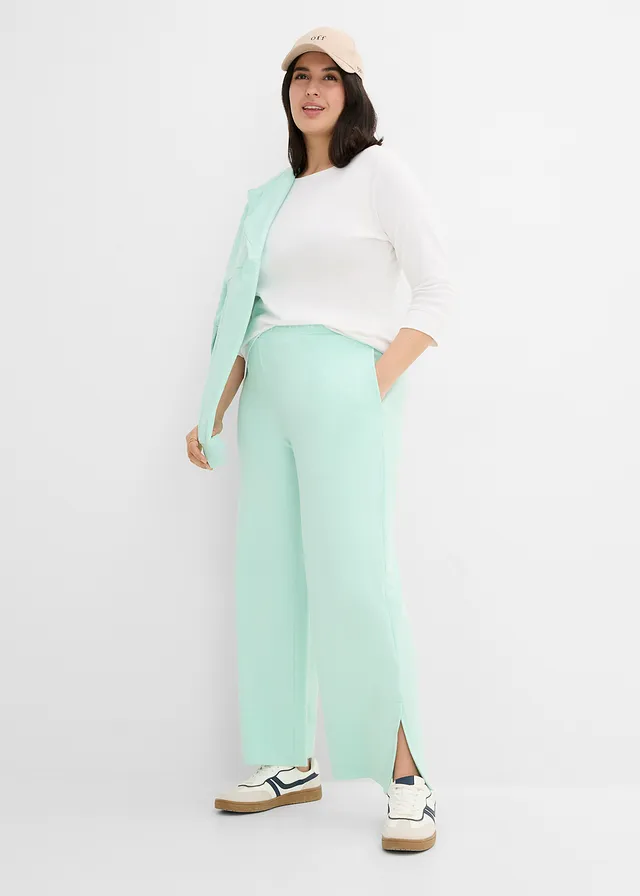 Pantalon sweat, Couleur: menthe clair
