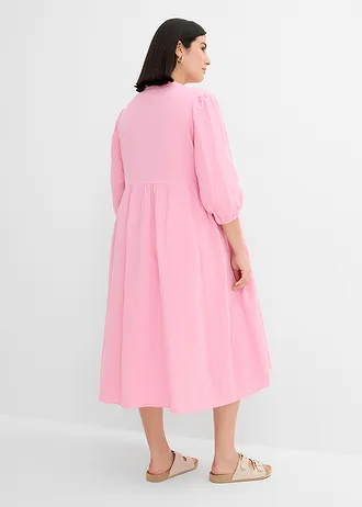 Tuniekjurk van zacht mousseline, Kleur: roze