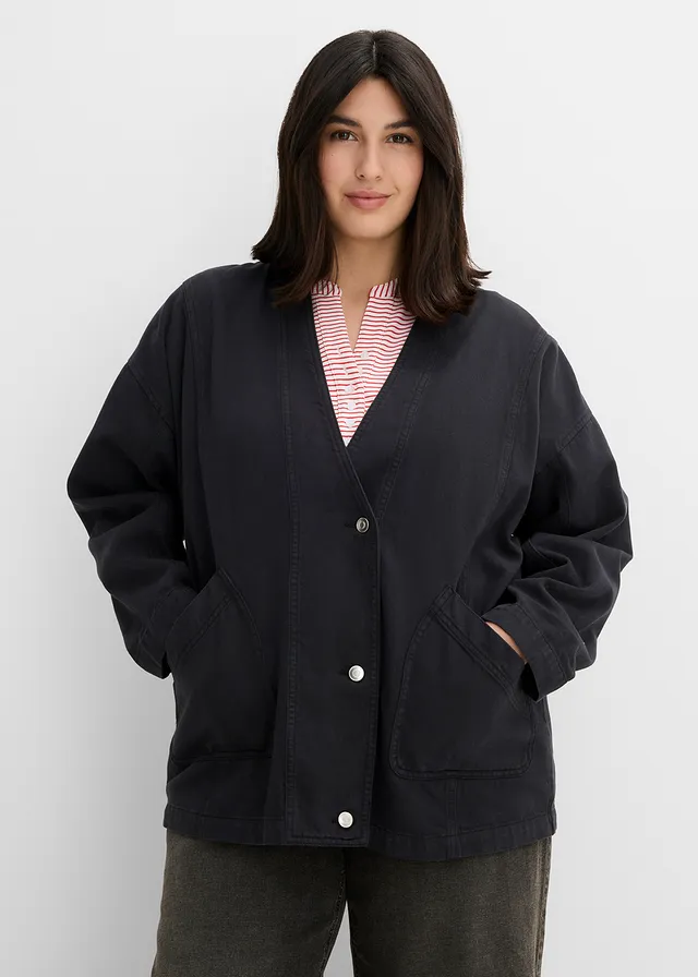 Veste de mi-saison, Couleur: noir