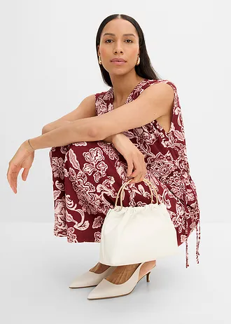 Combinaison • rouge rubis-rose clair floral • Boutique bonprix