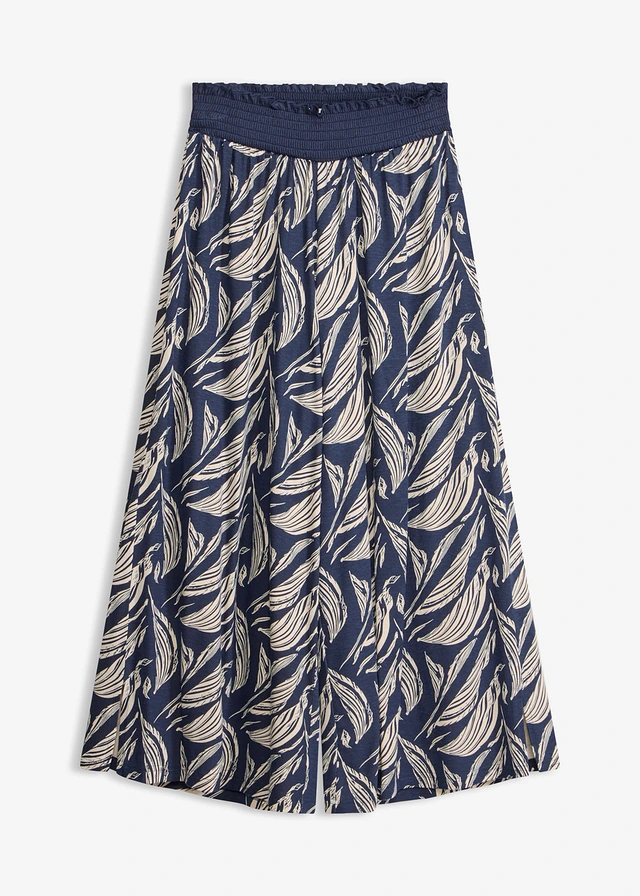 Pantalon large en jersey coton et viscose