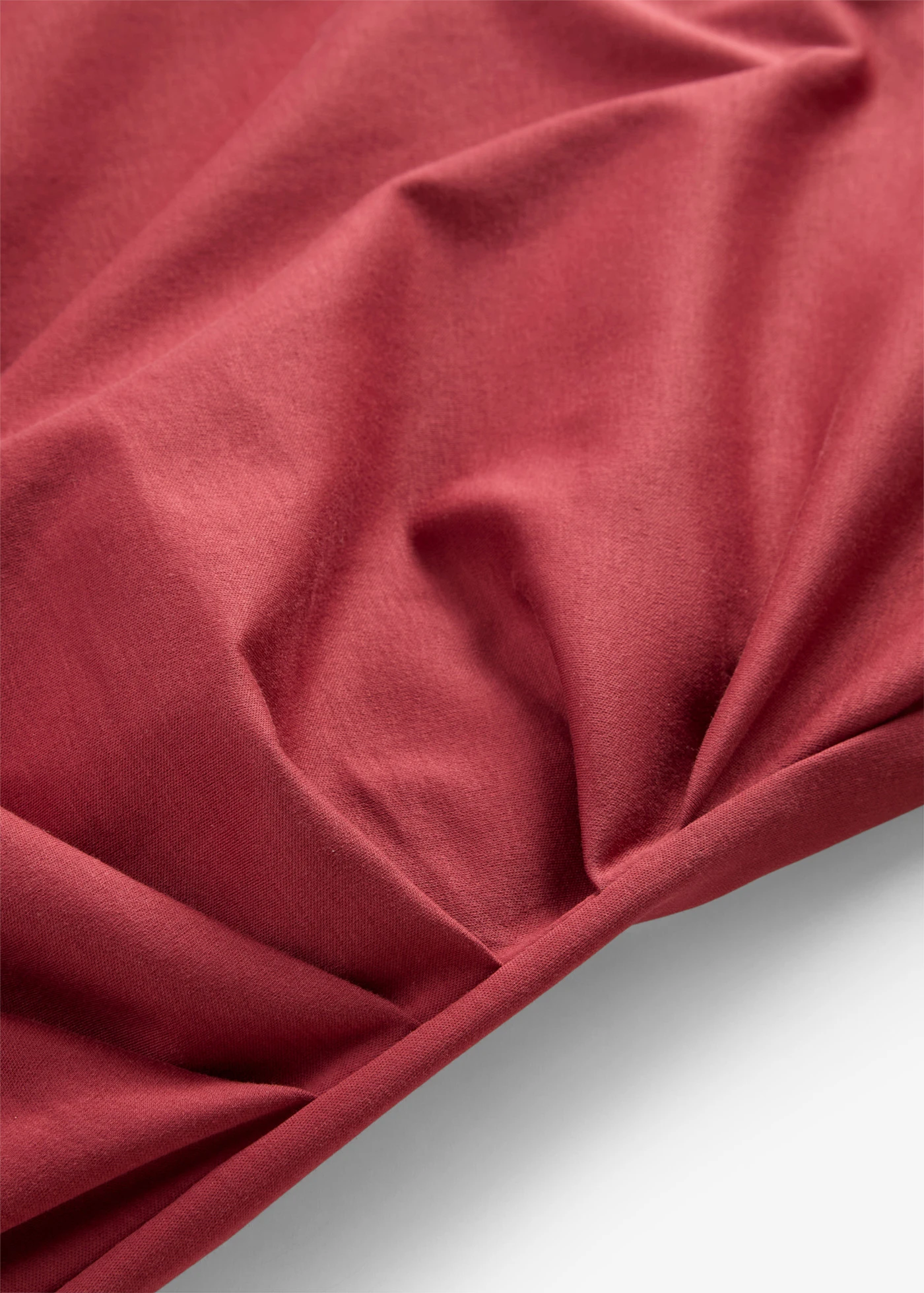 Jersey jurk van katoen • woestijnrood • bonprix online shop