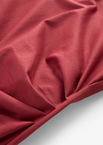 Jersey jurk van katoen • woestijnrood • bonprix online shop