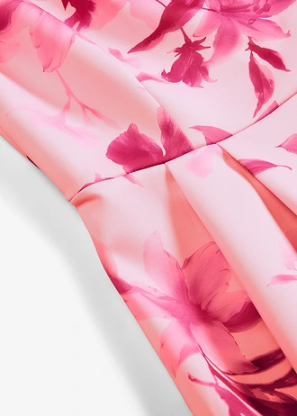 Robe longue • rose-fuchsia floral • Boutique bonprix