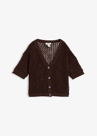 Gilet en maille ajourée