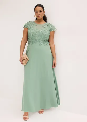 Robe de soirée, Couleur: vert pastel