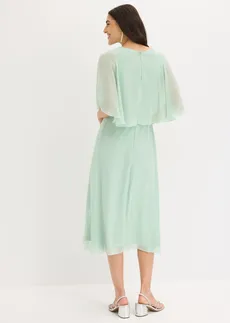 Robe en mousseline avec strass • menthe cristal • Boutique bonprix