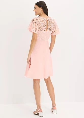 Rochie din dantelă • roz perlat • magazin bonprix