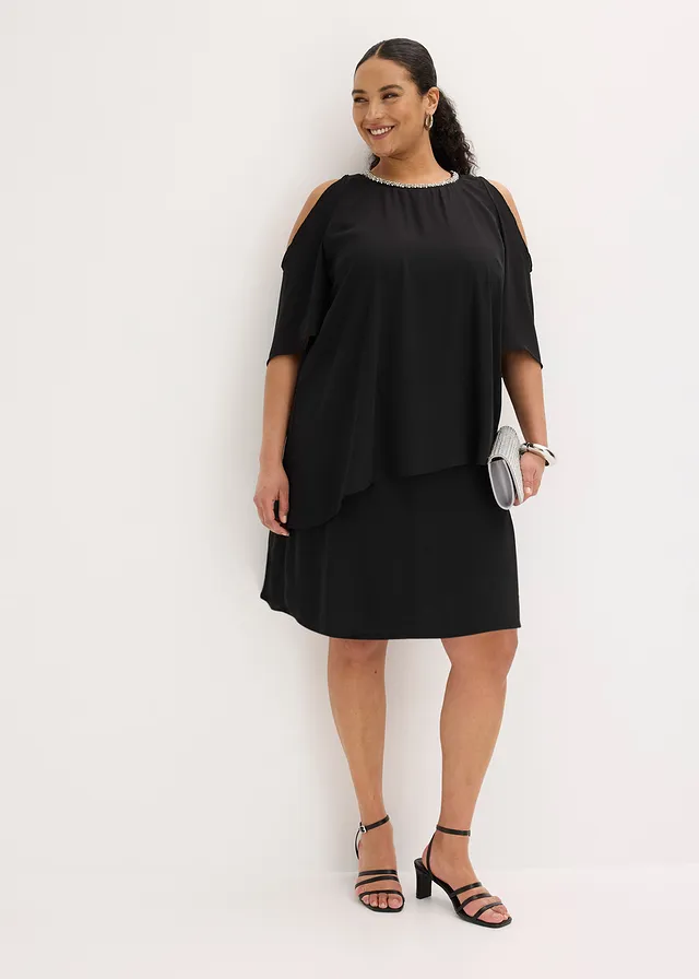 Robe blouse, Couleur: noir