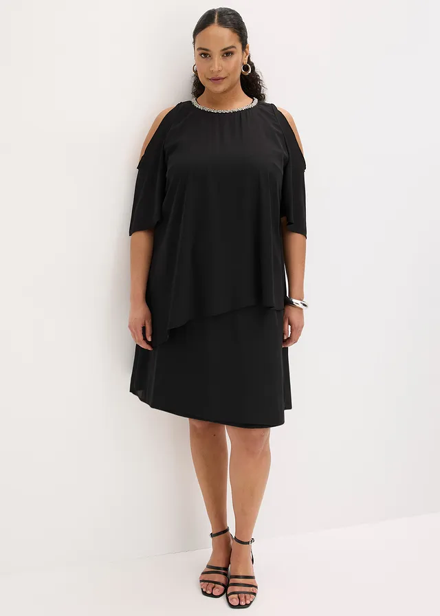 Robe blouse, Couleur: noir
