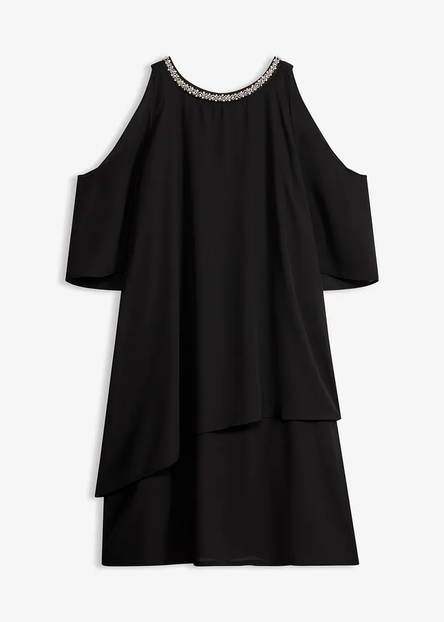 Robe blouse, Couleur: noir