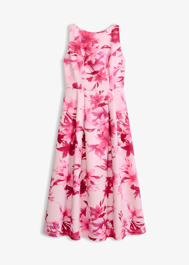 Maxi jurk • roze-fuchsia gebloemd • bonprix online shop
