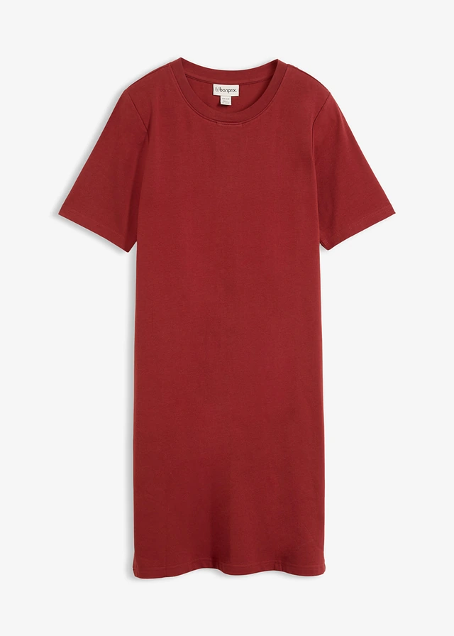 Robe de grossesse et d’allaitement en coton • rouge désert • Boutique bonprix