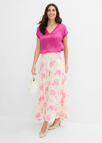 Shirt in een viscosemix • fuchsiapink • bonprix online shop