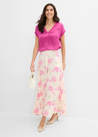 T-shirt en viscose mélangée • rose fuchsia • Boutique bonprix