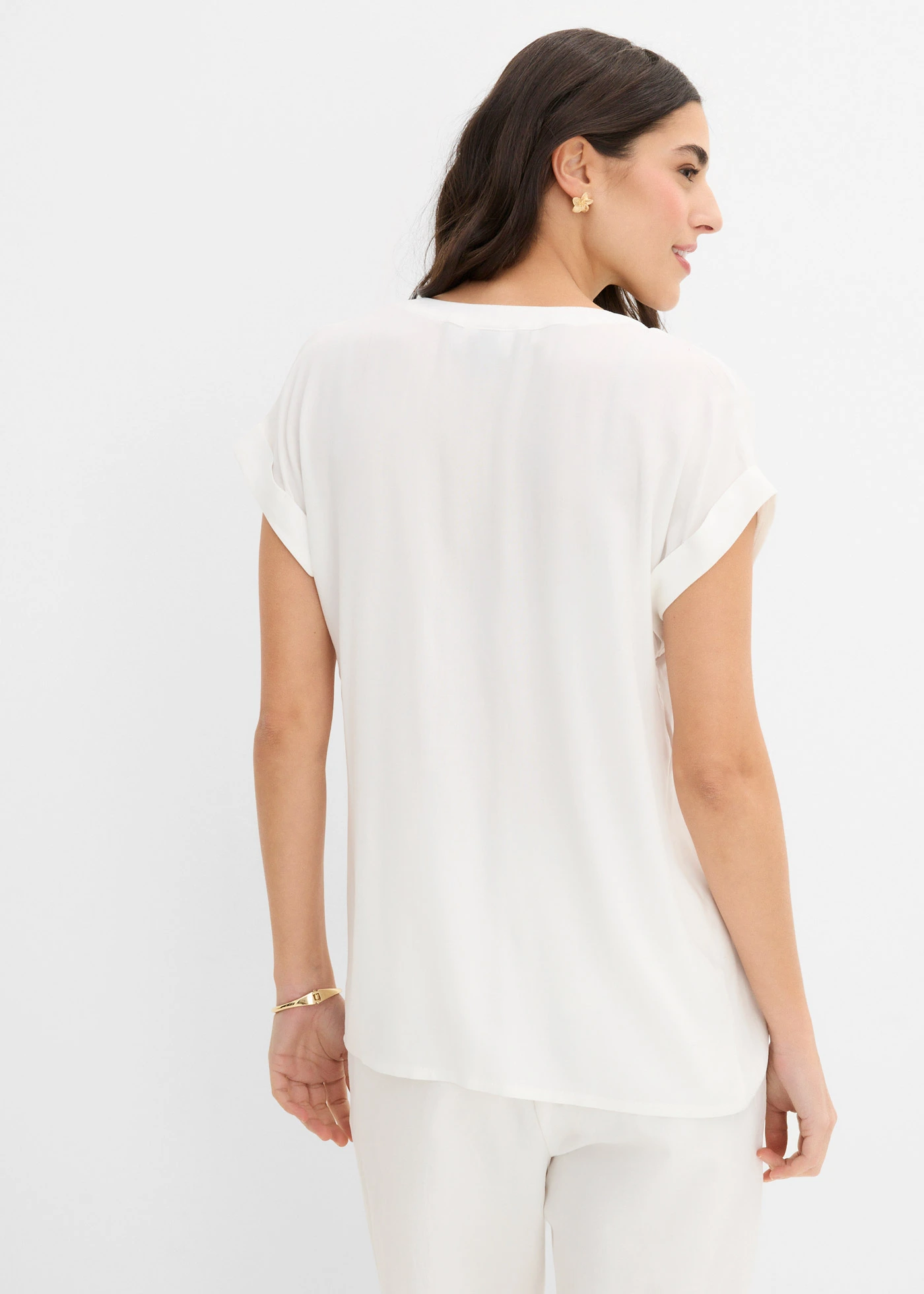 Blouse 100% viscose • écru • Boutique bonprix
