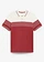 Jersey poloshirt van puur katoen, Kleur: wolwit/woestijnrood