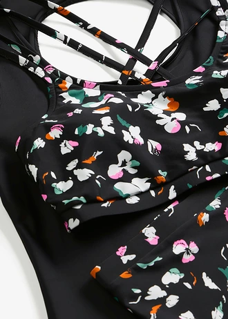 Tankini et haut brassière (ens. 3 pces) • noir • Boutique bonprix