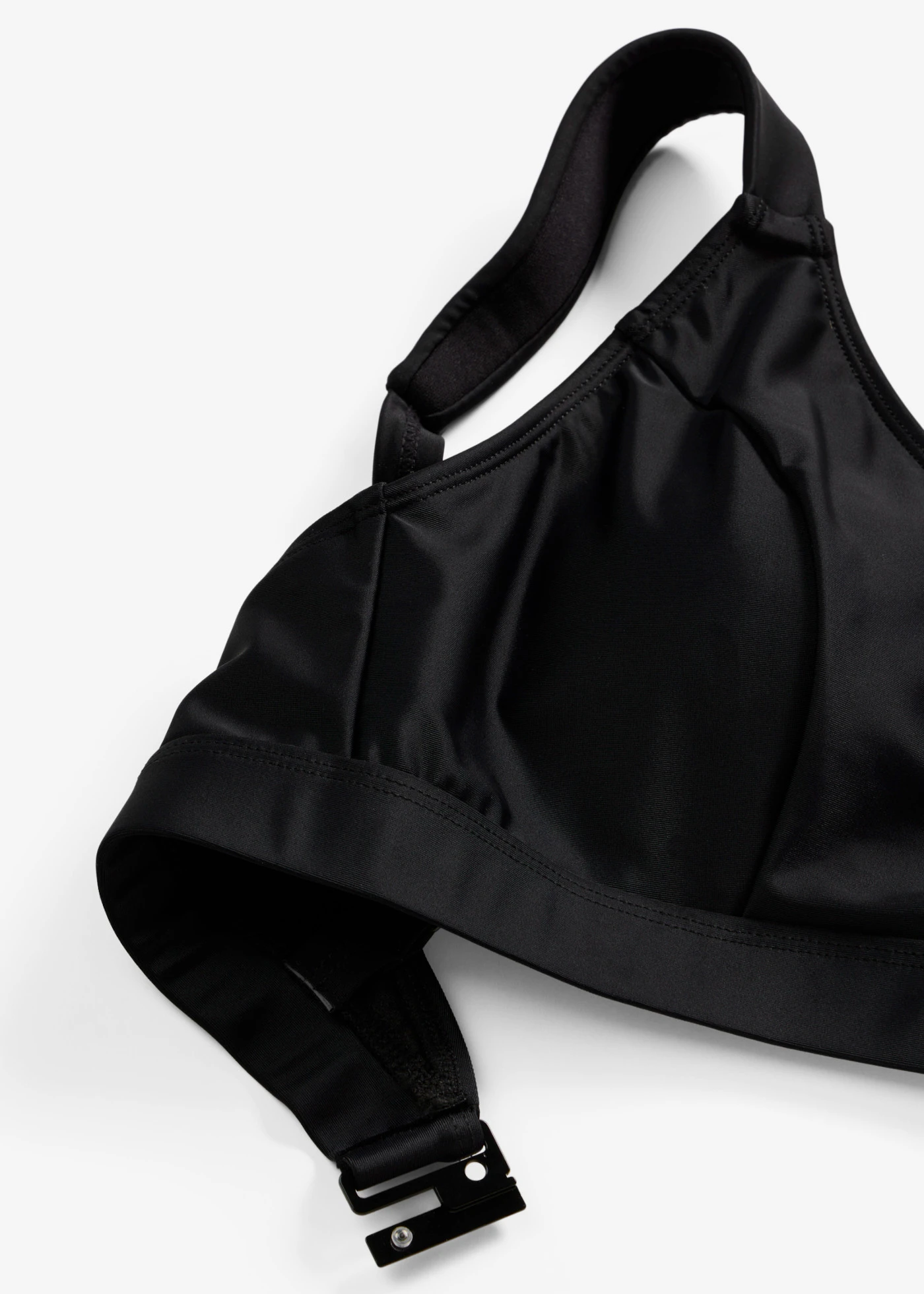 Sutien de baie cu acoperire generoasă, din material cu uscare rapidă • negru • magazin bonprix
