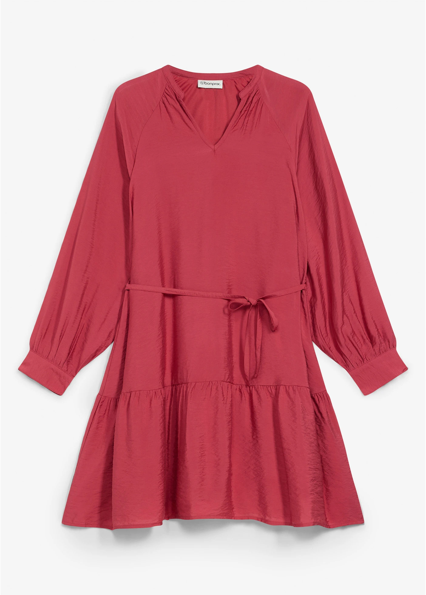 Tuniekjurk van zachte viscose-mix • kersenrood • bonprix online shop