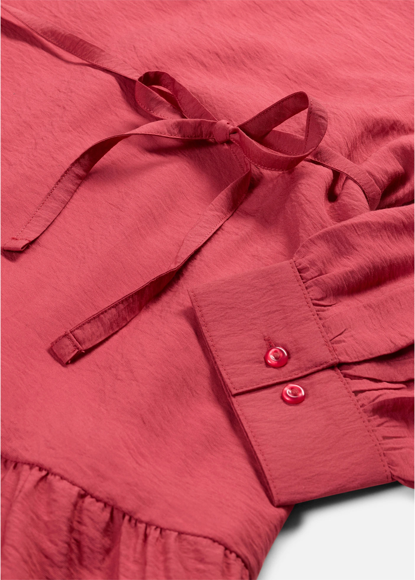 Tuniekjurk van zachte viscose-mix • kersenrood • bonprix online shop