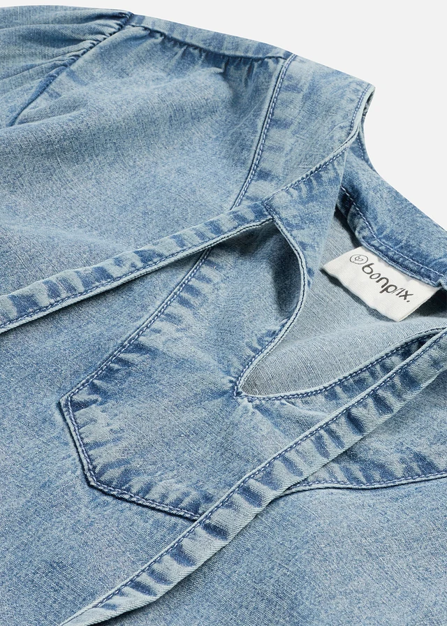 Robe midi ample • bleu glacier denim • product-page.page-title-suffix