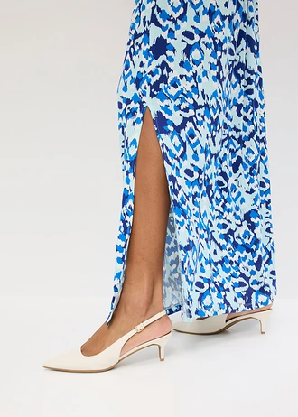 Maxi jurk • blauw gedessineerd • bonprix online shop