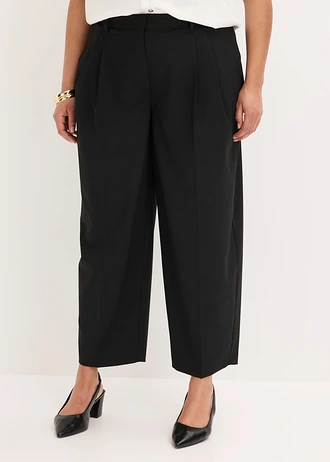 Pantalon barrel, Couleur: noir