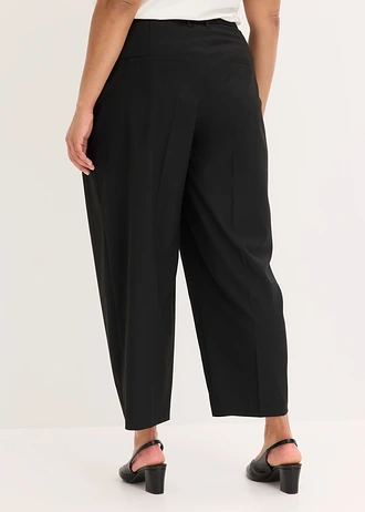 Pantalon barrel, Couleur: noir