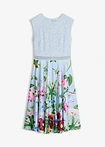 bleu clair floral