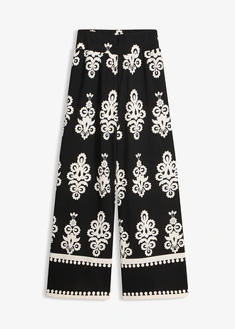 Jersey broek, high waist