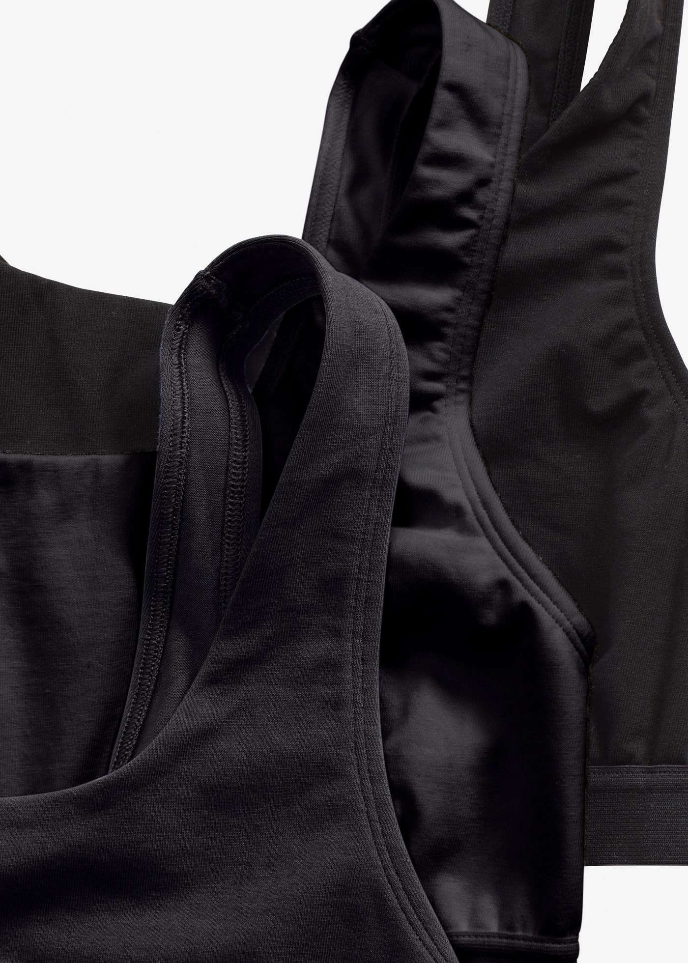 Biustonosz bustier z bawełną organiczną (3 szt.) • czarny • sklep bonprix