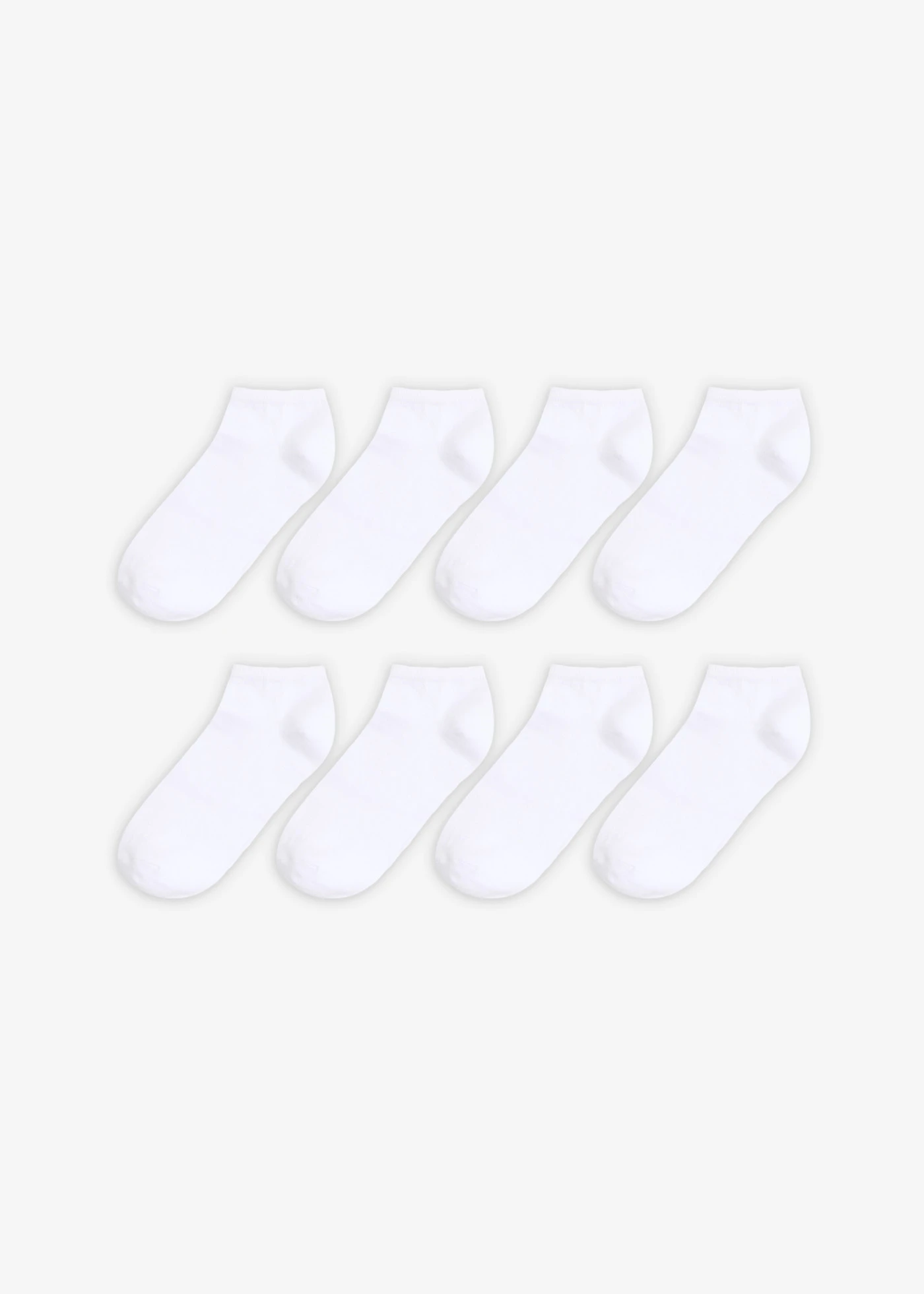Skarpety do sneakersów z bawełny organicznej (8 par) • biały • sklep bonprix