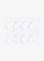 Lot de 8 paires de chaussettes courtes, Couleur: blanc